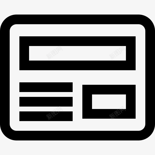 布局线框用户界面减法svg_新图网 https://ixintu.com 线框 布局 用户界面 减法 信号 页面 更多 设计 检查 粗体