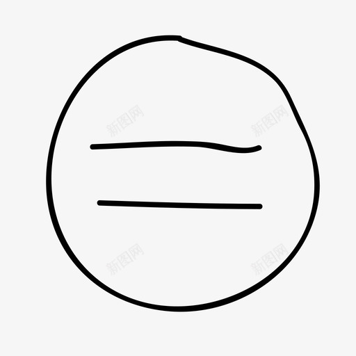 相等绘制手绘svg_新图网 https://ixintu.com 相等 手绘 绘制 草图 常用 图标