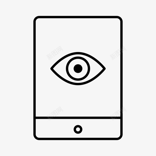 ipad视图摄像头设备svg_新图网 https://ixintu.com 视图 设备 摄像头 屏幕