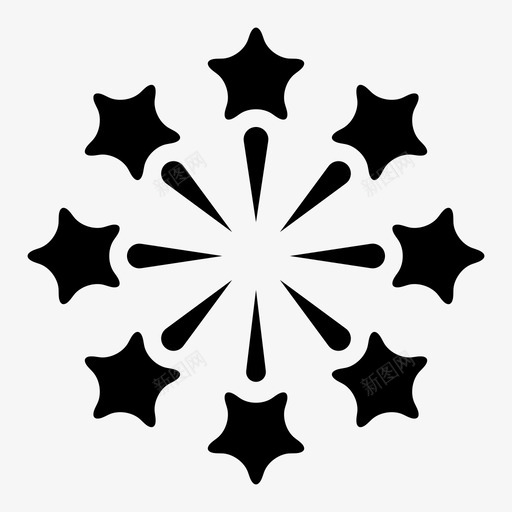 焰火生日聚会狂欢节svg_新图网 https://ixintu.com 焰火 生日 聚会 狂欢节 庆祝活动 新年 派对