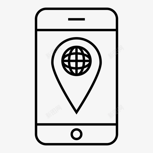 gps导航设备地图svg_新图网 https://ixintu.com 导航 设备 地图 手机 旅游