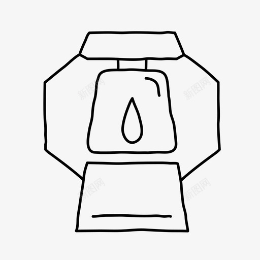 灯笼小品野营灯svg_新图网 https://ixintu.com 灯笼 小品 户外 休闲 野营