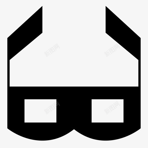 3d眼镜音乐svg_新图网 https://ixintu.com 眼镜 音乐