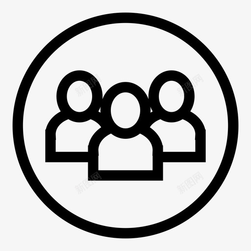 用户群组头像界面svg_新图网 https://ixintu.com 用户 头像 群组 界面 人物 个人资料