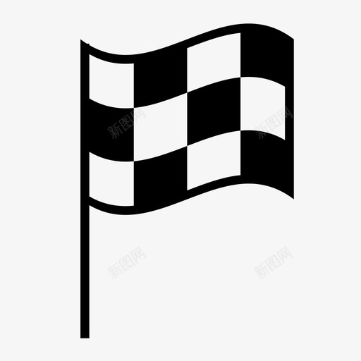 赛车旗方格终点svg_新图网 https://ixintu.com 赛车 终点 方格