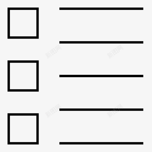 排列列表项目符号列表界面svg_新图网 https://ixintu.com 列表 排列 项目 符号 界面