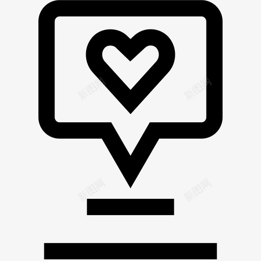 爱的讯息心谈话svg_新图网 https://ixintu.com 讯息 爱的 情人节 谈话