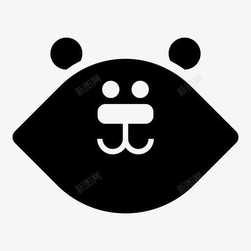 熊动物黑熊svg_新图网 https://ixintu.com 动物 熊动物 黑熊 灰熊