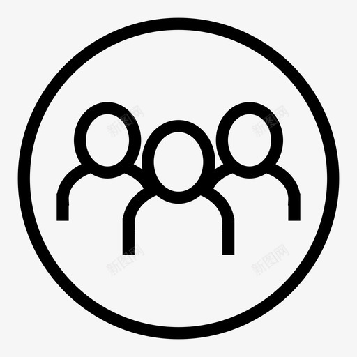 用户群组头像界面svg_新图网 https://ixintu.com 用户 头像 群组 界面 人物 个人资料
