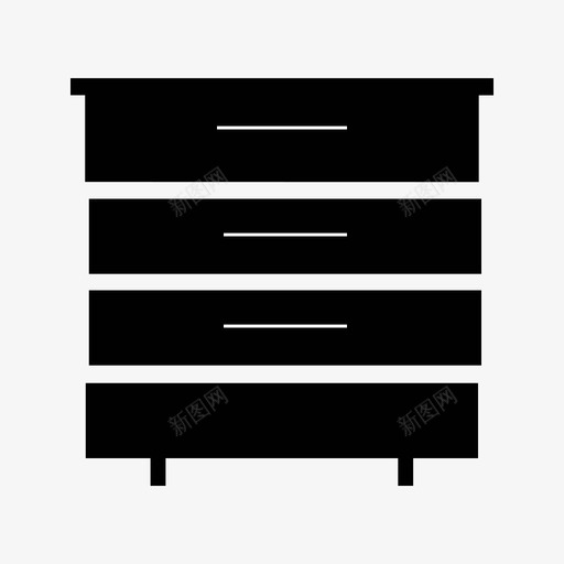 橱柜壁橱书桌抽屉svg_新图网 https://ixintu.com 橱柜 壁橱 书桌 抽屉 家具 收藏品