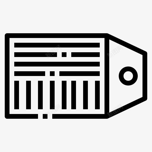 条形码价格购物svg_新图网 https://ixintu.com 条形码 价格 购物 标志 标签 网上购物
