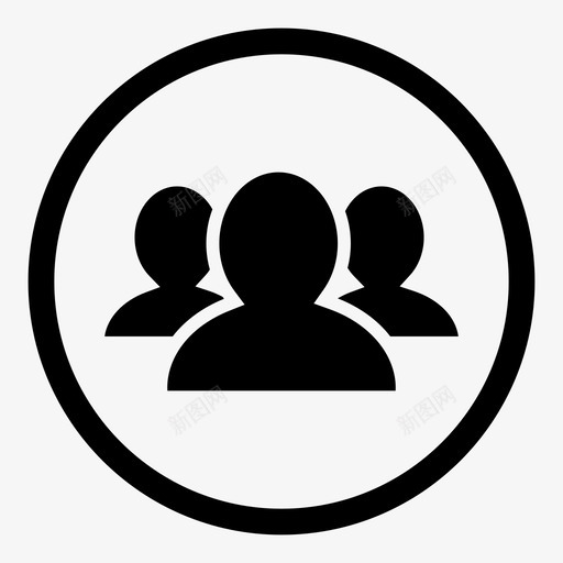 用户群组头像界面svg_新图网 https://ixintu.com 用户 头像 群组 界面 人物 个人资料