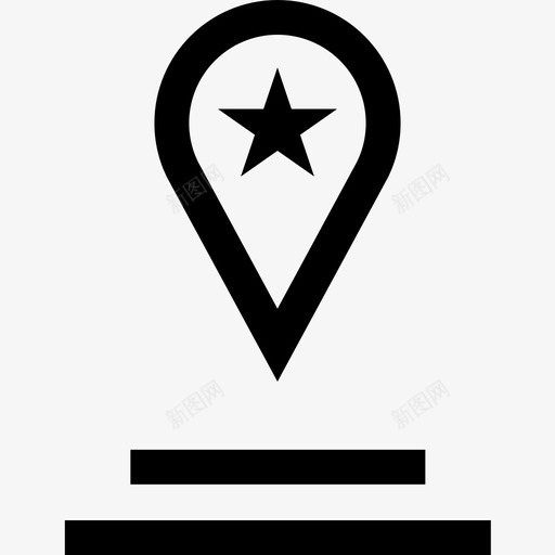 地图pin连接查找svg_新图网 https://ixintu.com 地图 查找 连接 位置 导航 粗体