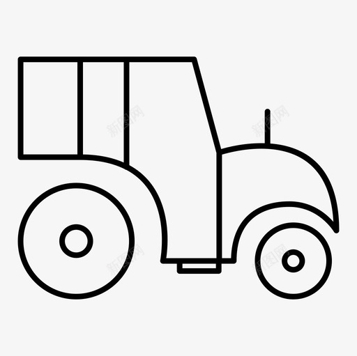 农业农村农场svg_新图网 https://ixintu.com 农业 农村 农场 拖拉机 自然