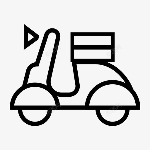 送货车自行车快递svg_新图网 https://ixintu.com 摩托车 送货 货车 自行车 快递 购物