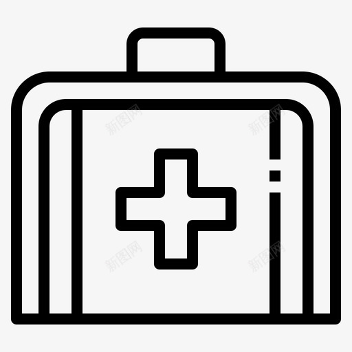 急救箱包十字架svg_新图网 https://ixintu.com 急救箱 急救 箱包 十字架 健康 药品 品红色 野营