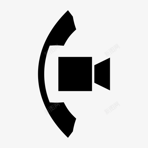 视频通话会议在线svg_新图网 https://ixintu.com 视频 通话 会议 在线 视频会议 图示