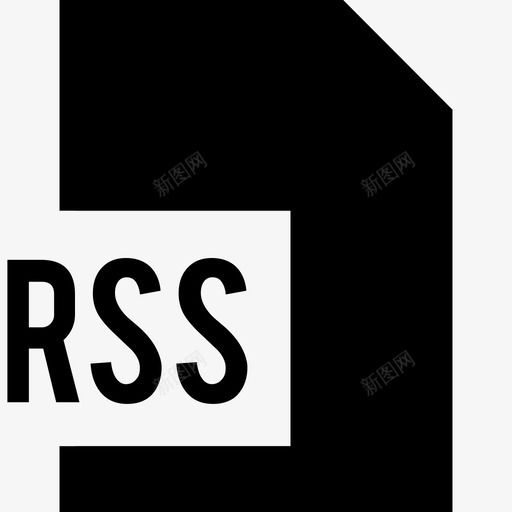 rss文件文档扩展名svg_新图网 https://ixintu.com 文件 文件名 文档 扩展名 字形
