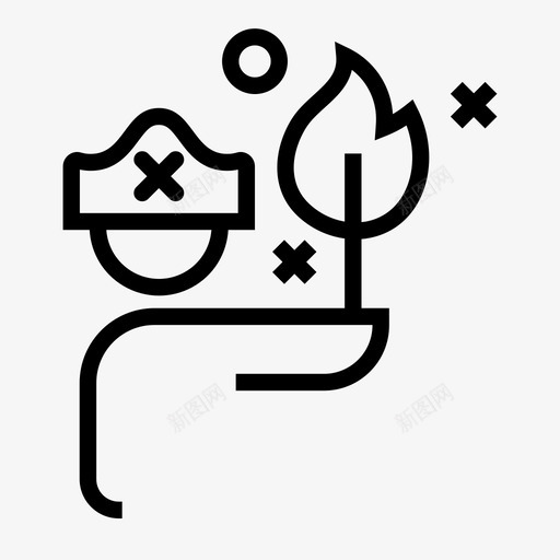 拿着火把的海盗火火焰svg_新图网 https://ixintu.com 海盗 拿着 火把 火焰 火火