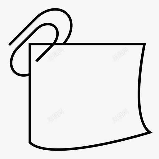 注释附件化学svg_新图网 https://ixintu.com 注释 附件 化学 纸张 回形针 教育