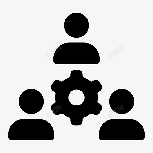 工作组业务组连接组svg_新图网 https://ixintu.com 工作组 业务组 连接 设备 人员 业务