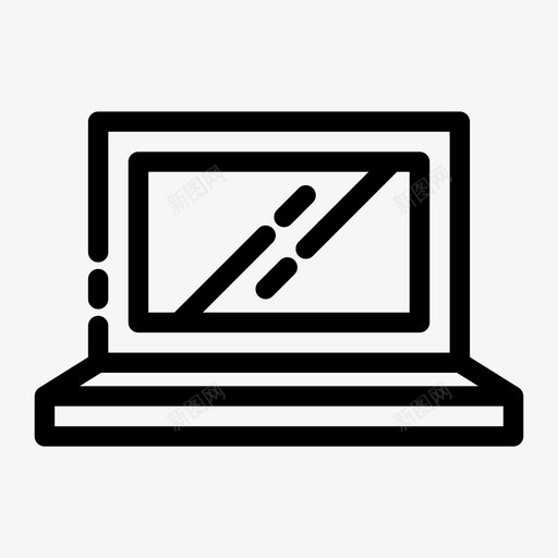 笔记本电脑小玩意学校svg_新图网 https://ixintu.com 笔记本 电脑 小玩意 学校 技术学校 图标
