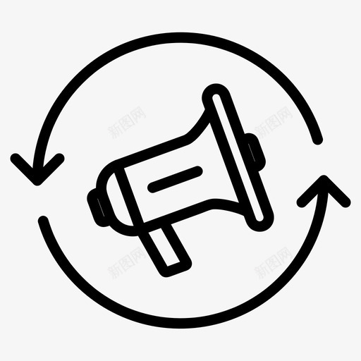 营销自动化广告扩音器svg_新图网 https://ixintu.com 营销 自动化 广告 扩音器 数字