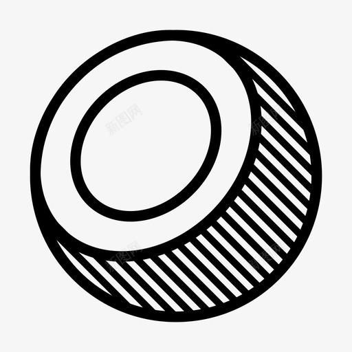 椰子甜点食品svg_新图网 https://ixintu.com 水果 椰子 甜点 食品 健康 美味