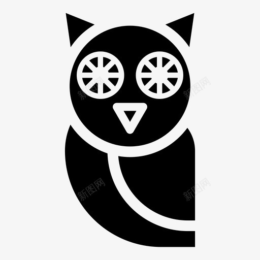 猫头鹰动物教育svg_新图网 https://ixintu.com 猫头鹰 动物 教育 夜鸟 智者