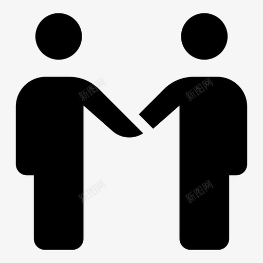 协议商务握手svg_新图网 https://ixintu.com 握手 商务 协议 会面