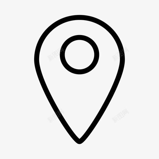位置gps接口svg_新图网 https://ixintu.com 位置 接口 地图 用户界面