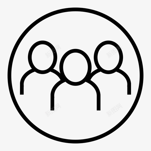 用户群组头像界面svg_新图网 https://ixintu.com 用户 头像 群组 界面 人物 个人资料