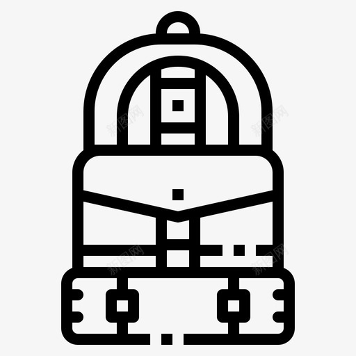 背包包旅行svg_新图网 https://ixintu.com 旅行 背包 包包 行李 旅游者