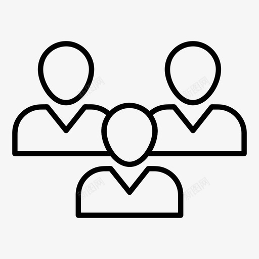 人社区员工svg_新图网 https://ixintu.com 人社 社区 员工 团体 团队