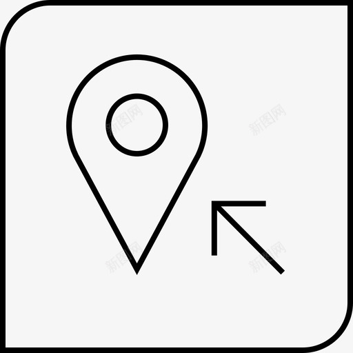定位销方向gpssvg_新图网 https://ixintu.com 定位 方向 地图 导航