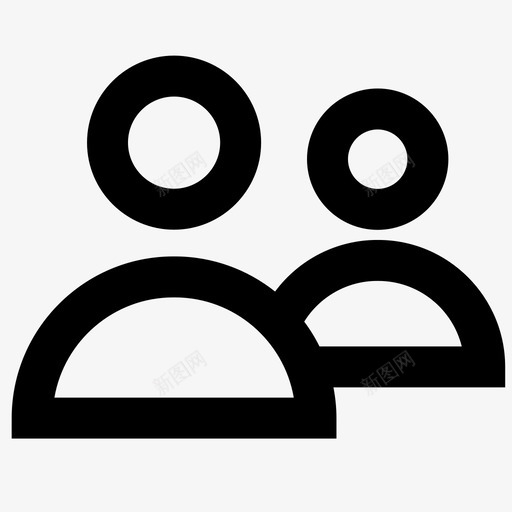 团队客户朋友svg_新图网 https://ixintu.com 团队 客户 朋友 小组 小队 第组