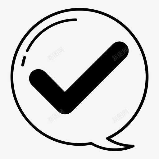 语音泡泡应用程序支票svg_新图网 https://ixintu.com 语音 泡泡 应用程序 支票 手机