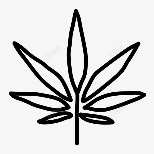 大麻药素描svg_新图网 https://ixintu.com 大麻 麻药 素描 药品