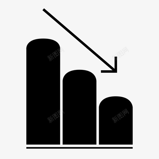 图表向下业务办公室svg_新图网 https://ixintu.com 图表 向下 业务 办公室