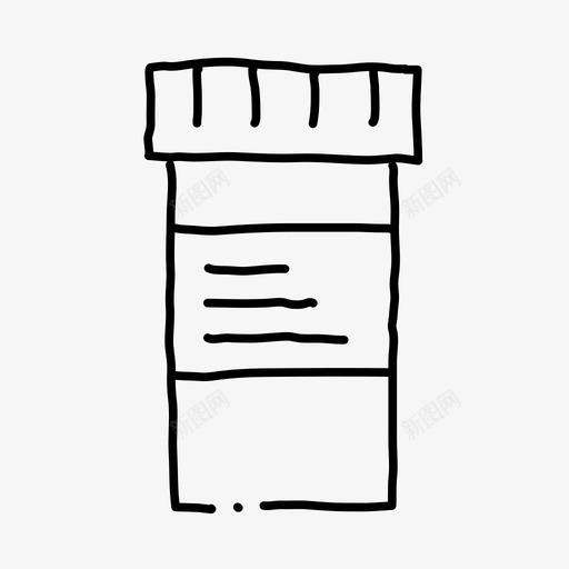 药瓶手绘药品svg_新图网 https://ixintu.com 药瓶 手绘 药品 药房 制药