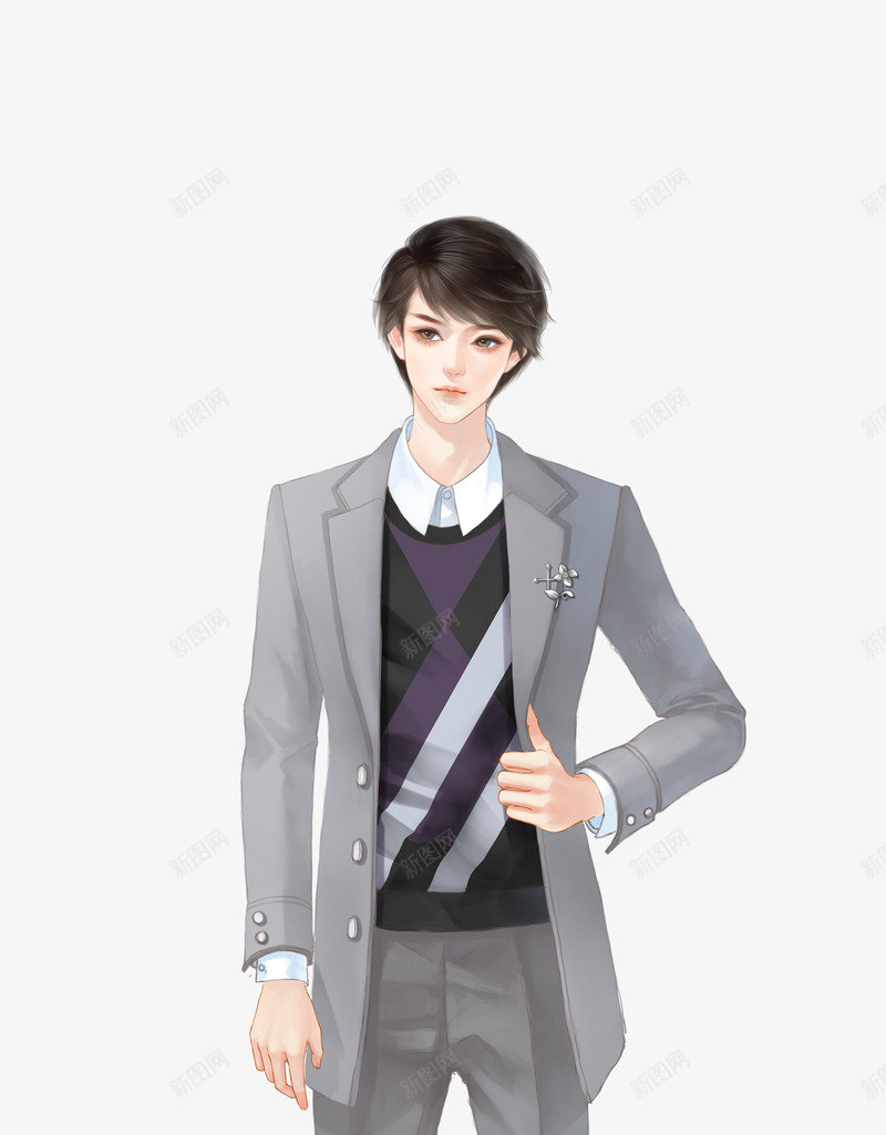 富家少年l2png免抠素材_新图网 https://ixintu.com 富家 少年