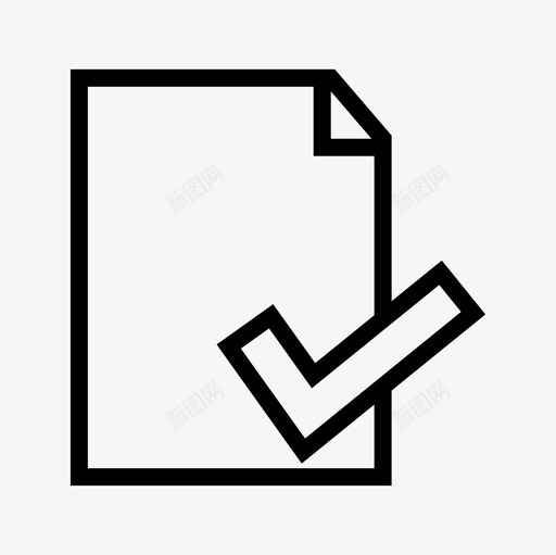 文件信息检查表文件svg_新图网 https://ixintu.com 文件 信息 检查表 标记