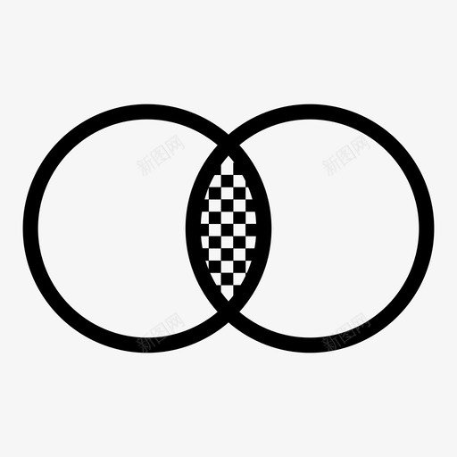 内部连接相似性维恩图svg_新图网 https://ixintu.com 内部 连接 相似性 维恩 数据 图标