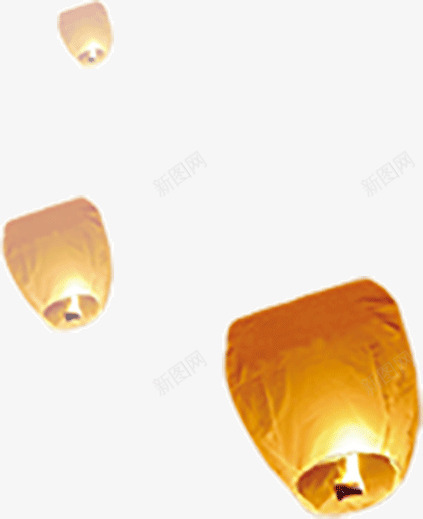 黄色孔明灯png免抠素材_新图网 https://ixintu.com 黄色 孔明灯 明灯