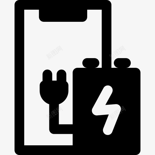 手提电话手机充电svg_新图网 https://ixintu.com 手提 电话 充电 手机 电站 技术