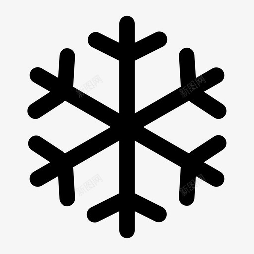 雪花冰天气svg_新图网 https://ixintu.com 雪花 冰天 天气 冬天 大自然 户外 轮廓