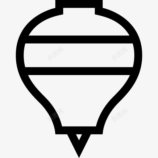 陀螺孩子玩具svg_新图网 https://ixintu.com 陀螺 孩子 玩具