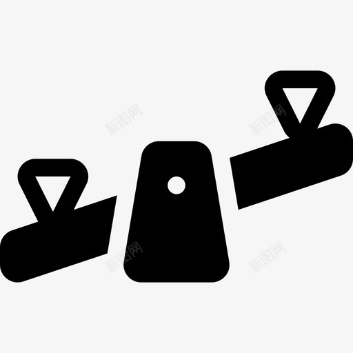 摇摇晃晃孩子们公园svg_新图网 https://ixintu.com 摇摇晃晃 孩子们 公园 跷跷板 小黑