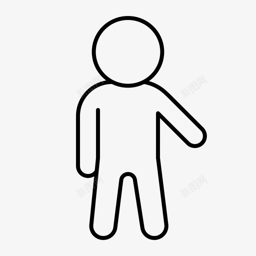 人身材男人svg_新图网 https://ixintu.com 人身 身材 男人 姿势 站姿