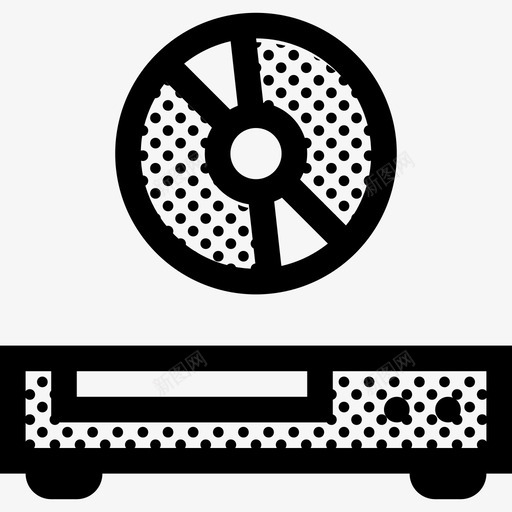 dvd播放机cd光盘svg_新图网 https://ixintu.com 播放机 光盘 媒体